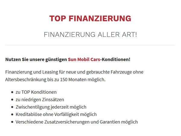 Wohnmobil Finanzierung 